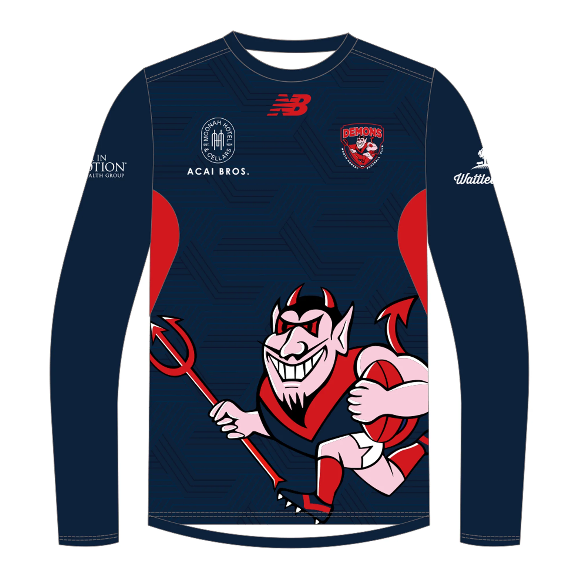 North Hobart FC | PRE-ORDER | NB Unisex - Long Sleeve Training Tee