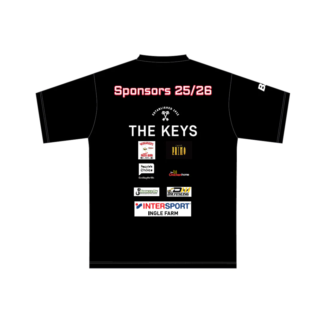 Northern Districts BC | PRE-ORDER | Sponsors Tee - Black - Image 2