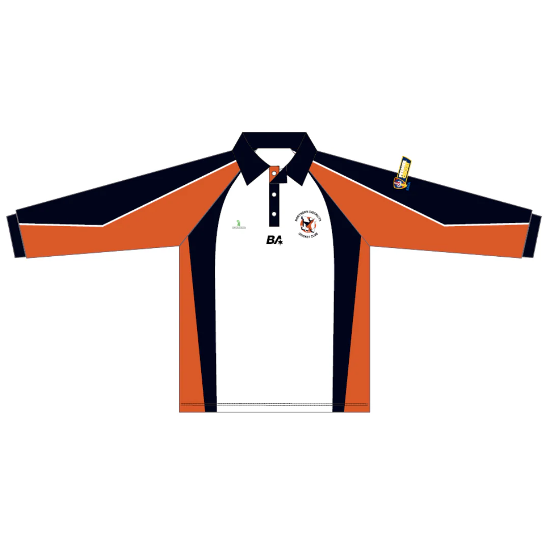 Northern Districts CC | PRE-ORDER | Junior Playing Polo - Long Sleeve