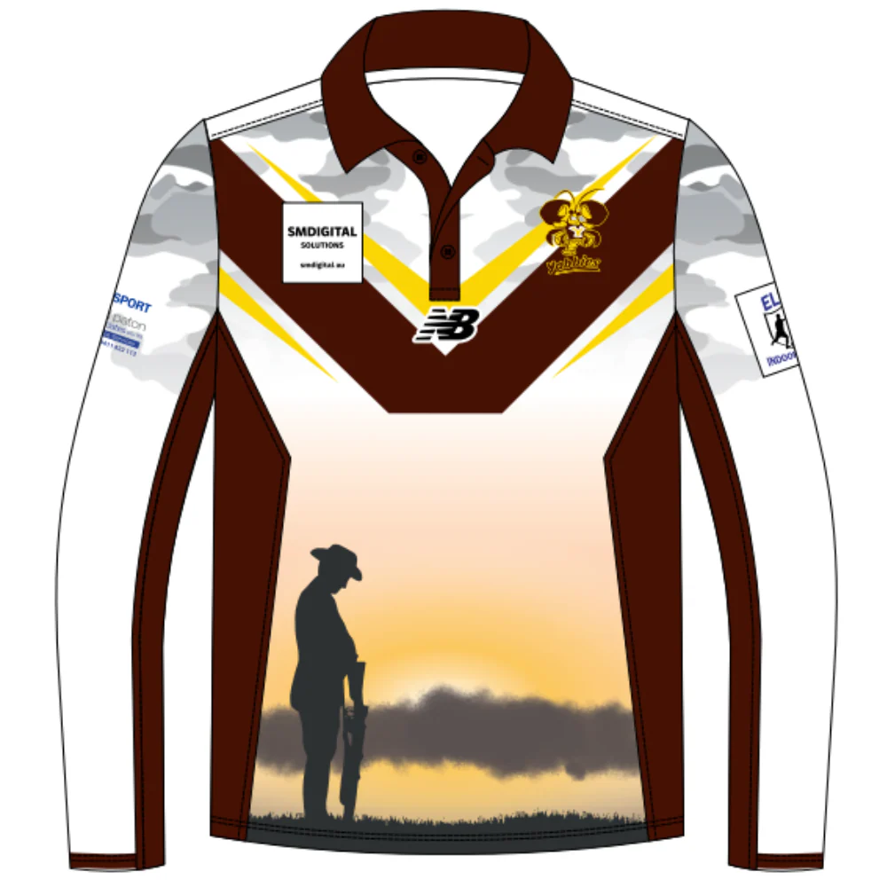 Pakenham Upper Toomuc CC | PRE-ORDER | NB Unisex Rememberance Polo - Long Sleeve