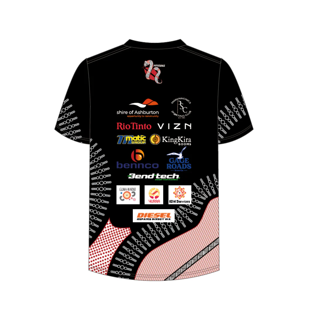 Pannawonica Pythons FC | PRE-ORDER | Elite Training Shirt - Unisex - Image 2