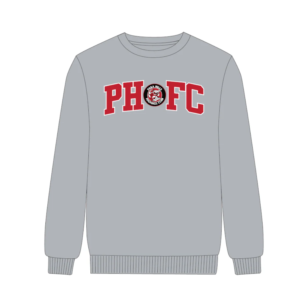 Para Hills FC | PRE-ORDER | Crew Jumper (grey)