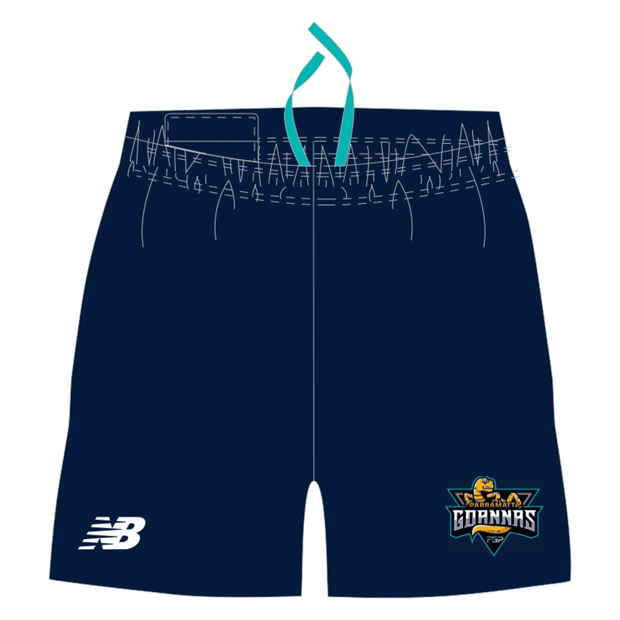 Parramatta Goannas AFC | PRE-ORDER | Junior - New Balance Unisex Travel Shorts