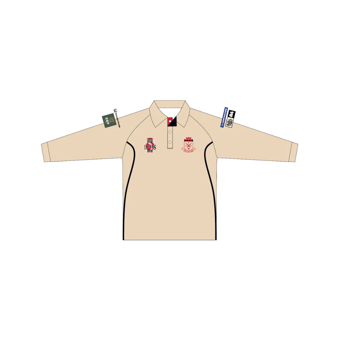 Payneham CC | PRE-ORDER | 2025/26 Senior Men's Cream Playing Polo -  Long Sleeve