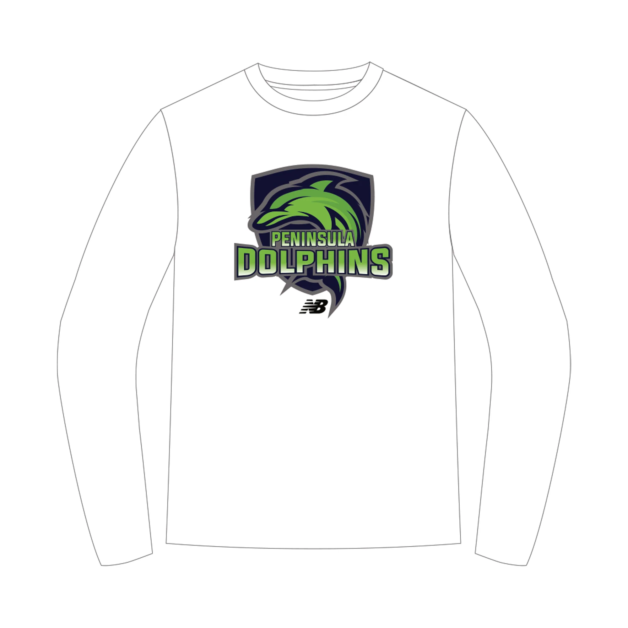Peninsula Dolphins | PRE-ORDER | LS Cotton Tee