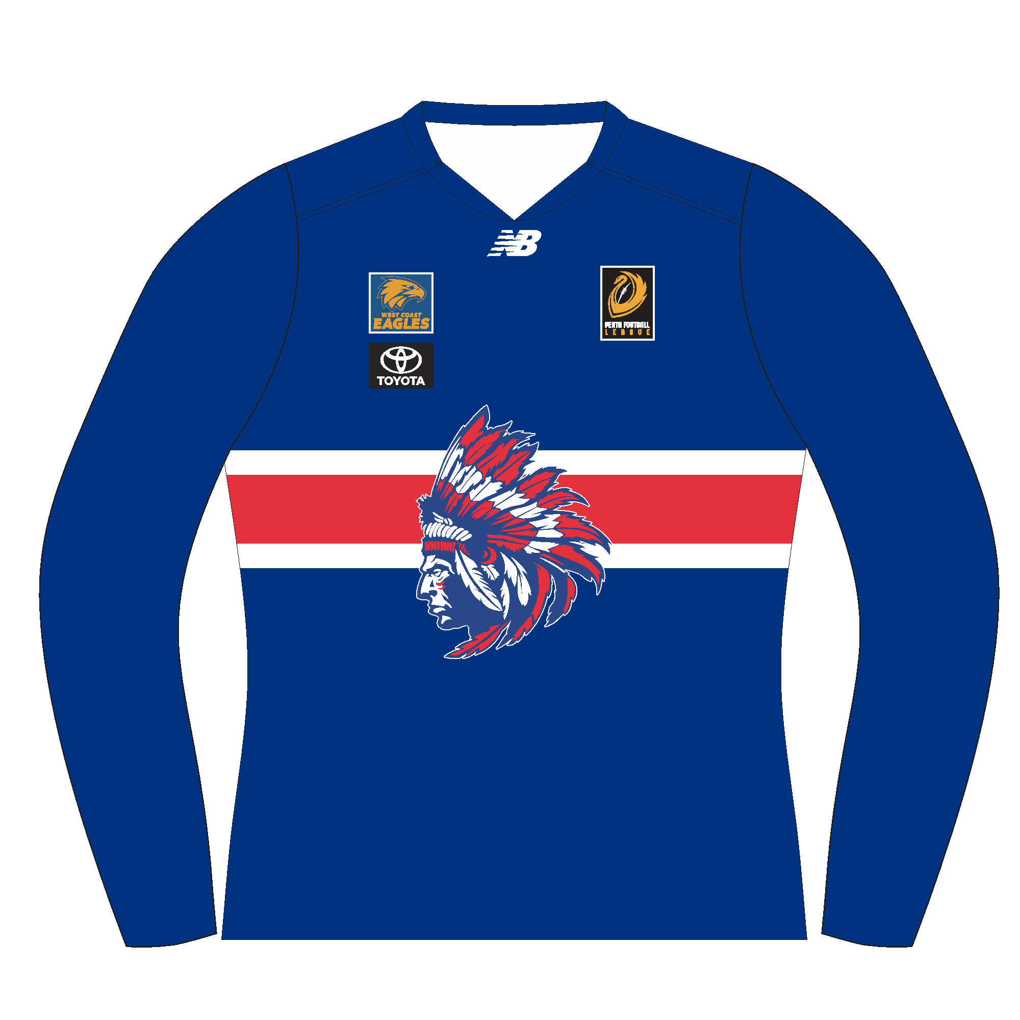 PFL24 Cockburn Lakes FC | NB Mens Reserves Home LS Guernsey