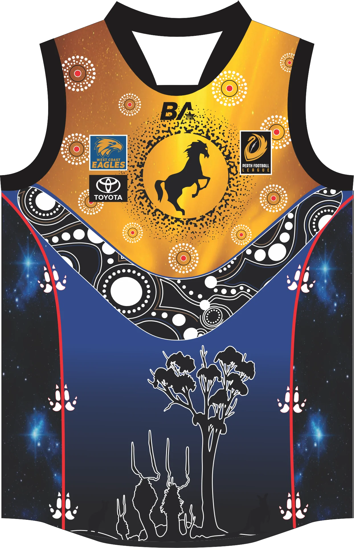 PFL23 Baldivis FC | BA Mens Fourths Indigenous Guernsey