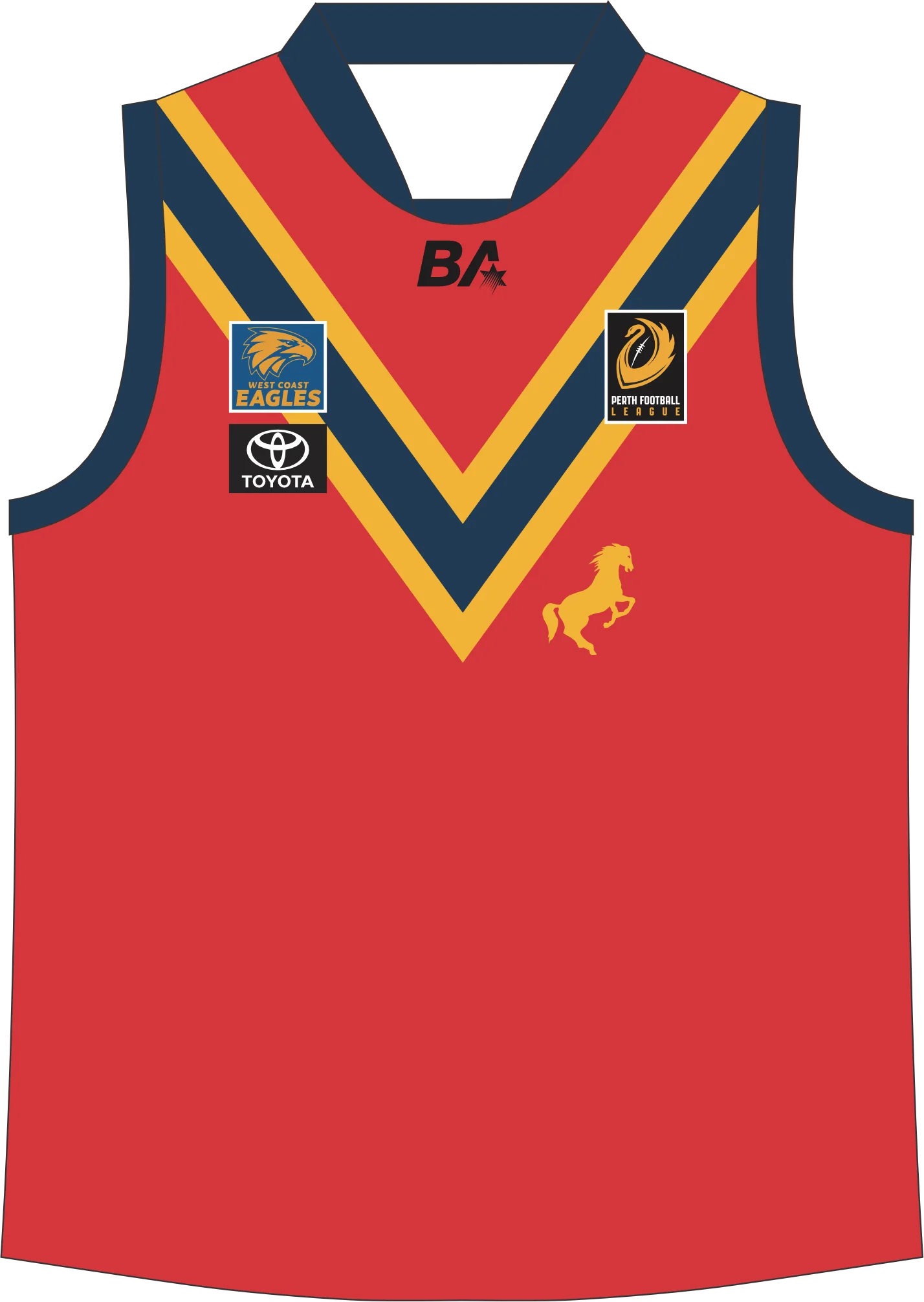 PFL23 Baldivis FC | BA Womens Home Guernsey
