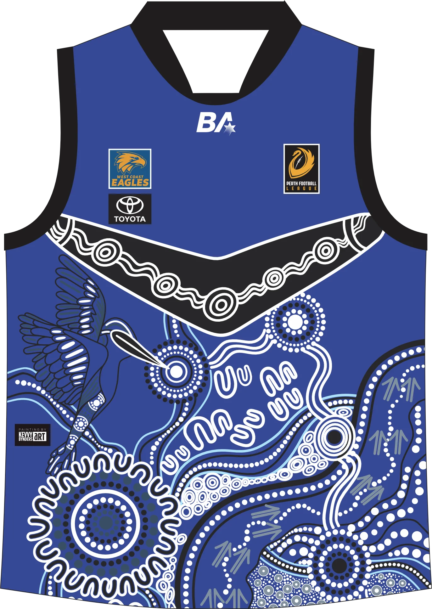 PFL23 Ballajura FC | BA Womens Indigenous Guernsey