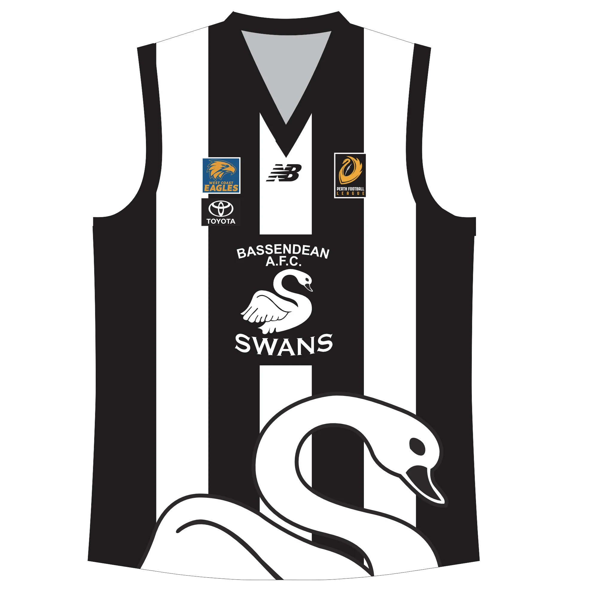 PFL23 Bassendean FC | NB Womens Reversible Guernsey