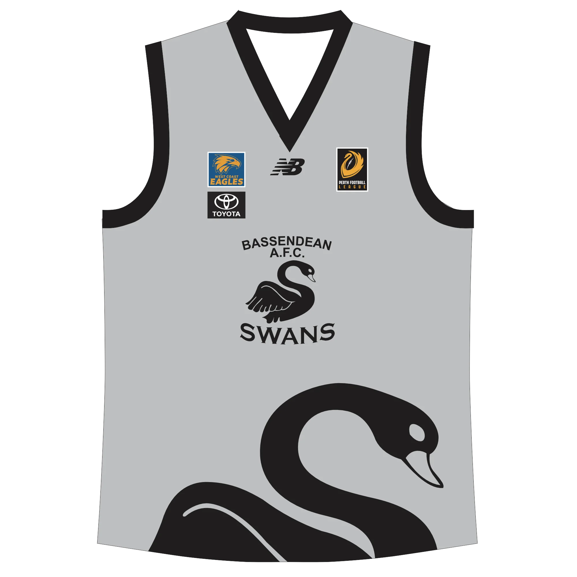 PFL23 Bassendean FC | NB Womens Reversible Guernsey - Image 3