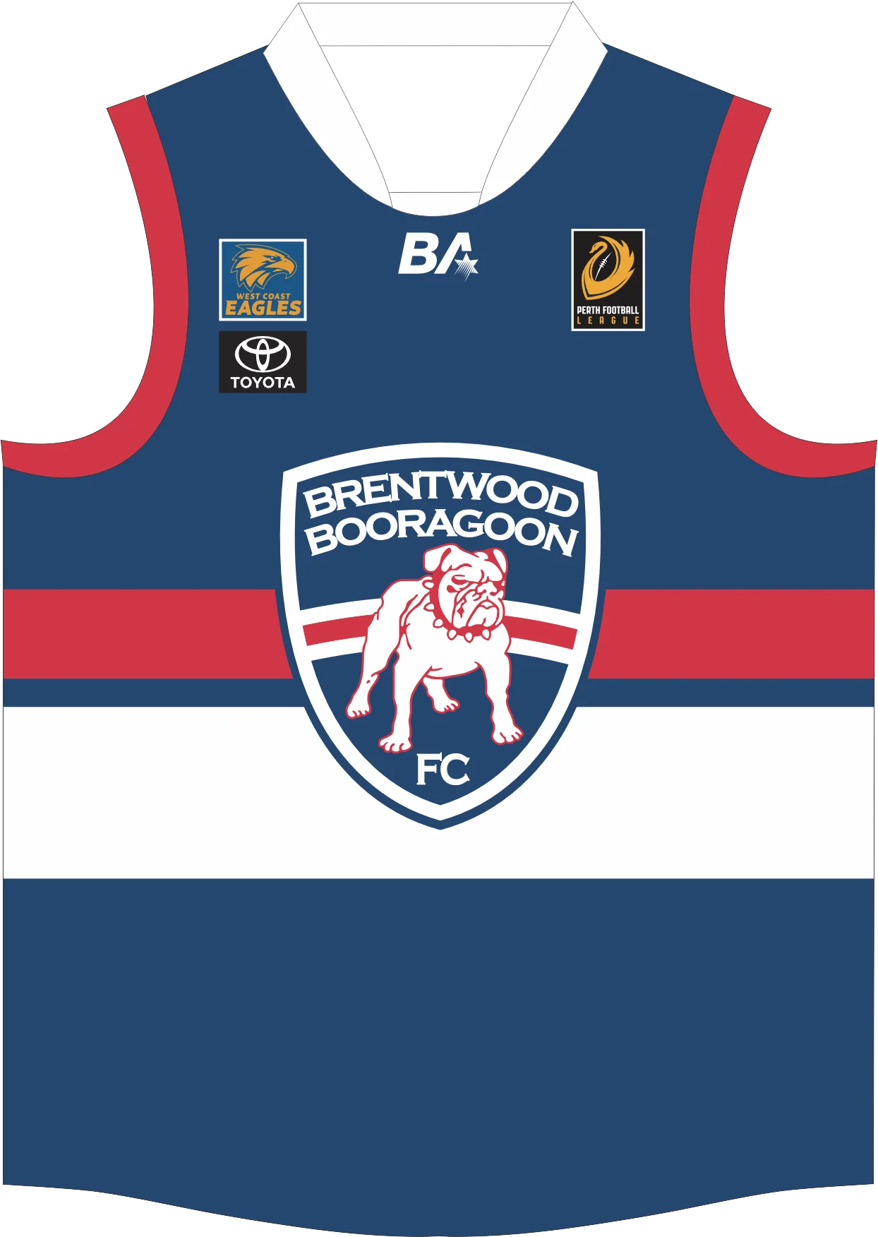 PFL23 Brentwood Booragoon FC | BA Womens Home Guernsey Local