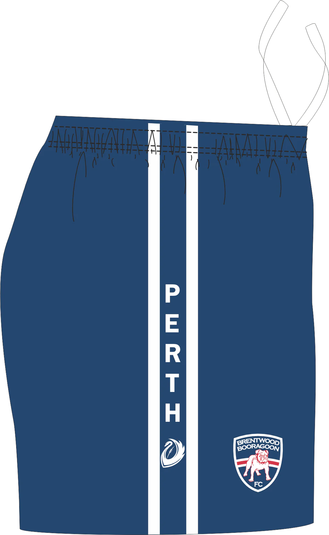 PFL23 Brentwood Booragoon FC | BA Mens Home Shorts Local - Image 2