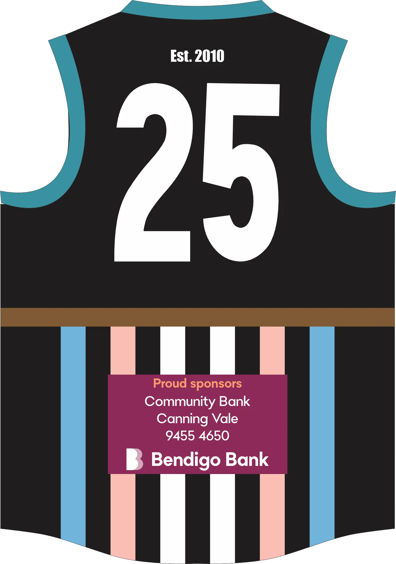PFL23 Canning Vale FC | BA Womens (mens) Pride Guernsey - Image 2