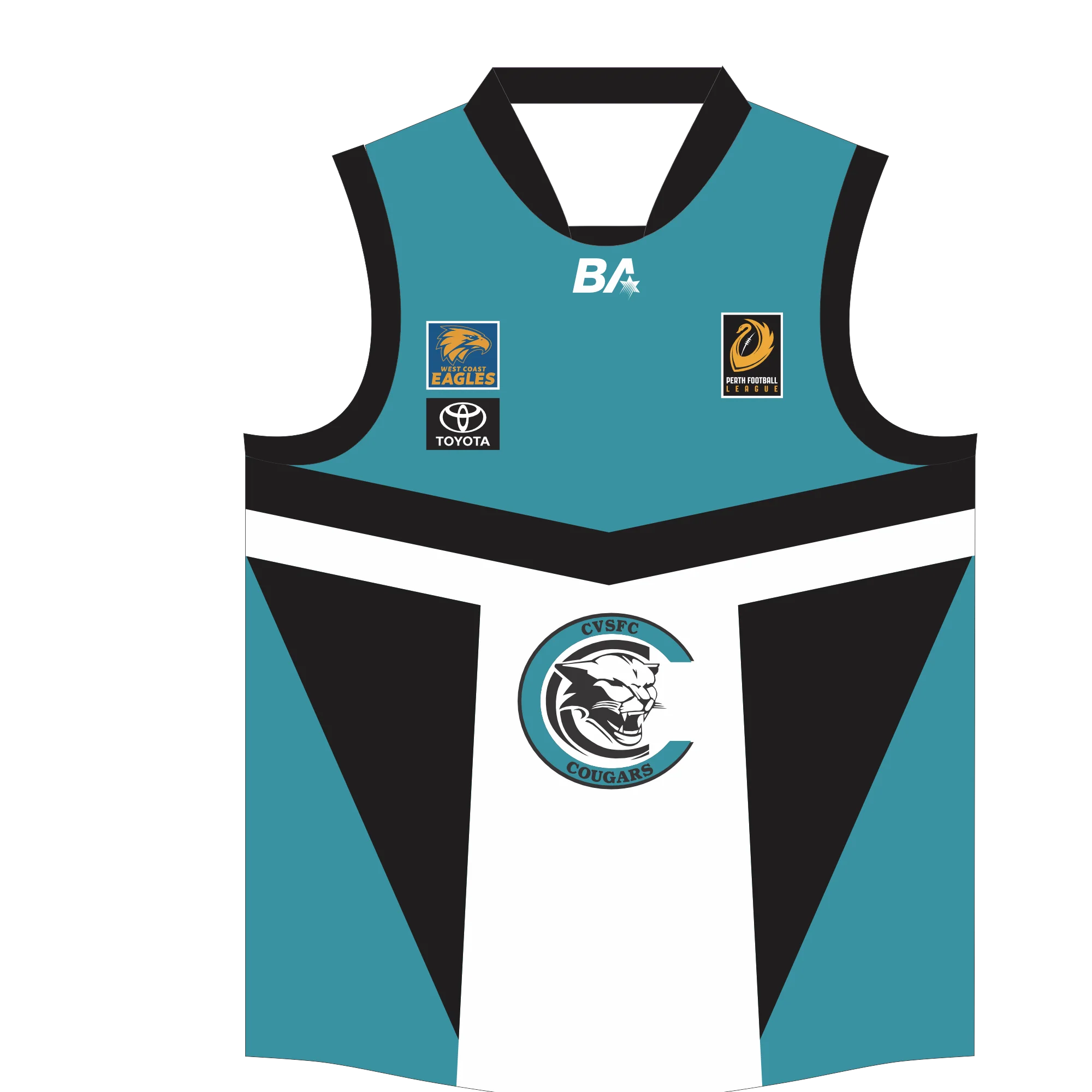 PFL23 Canning Vale FC | BA Mens 3rds Home Guernsey