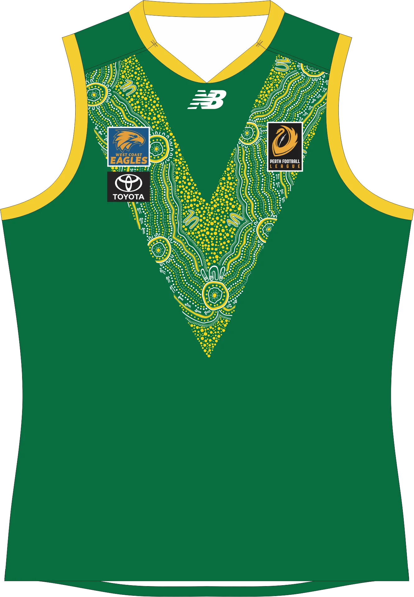 PFL23 Fremantle CBC FC | NB Mens Indigenous Guernsey