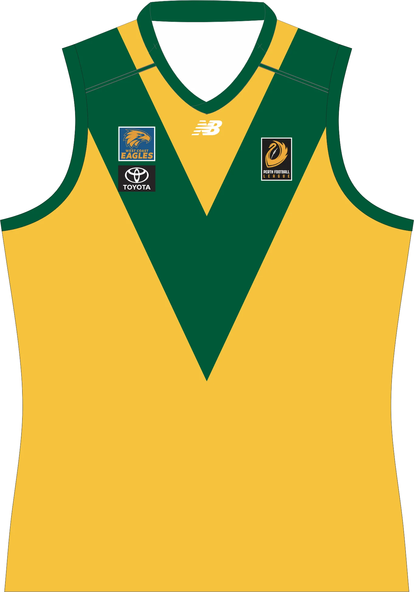 PFL23 Fremantle CBC FC | NB Womens Away Guernsey
