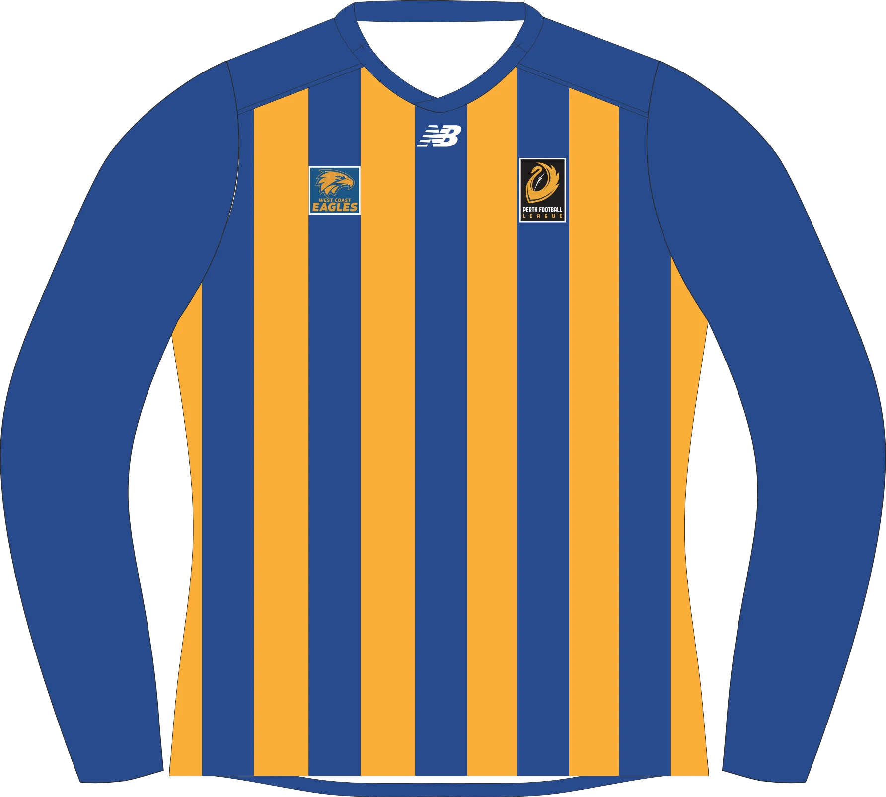PFL23 Cockburn Cobras FC | NB Mens League Home Guernsey long sleeve