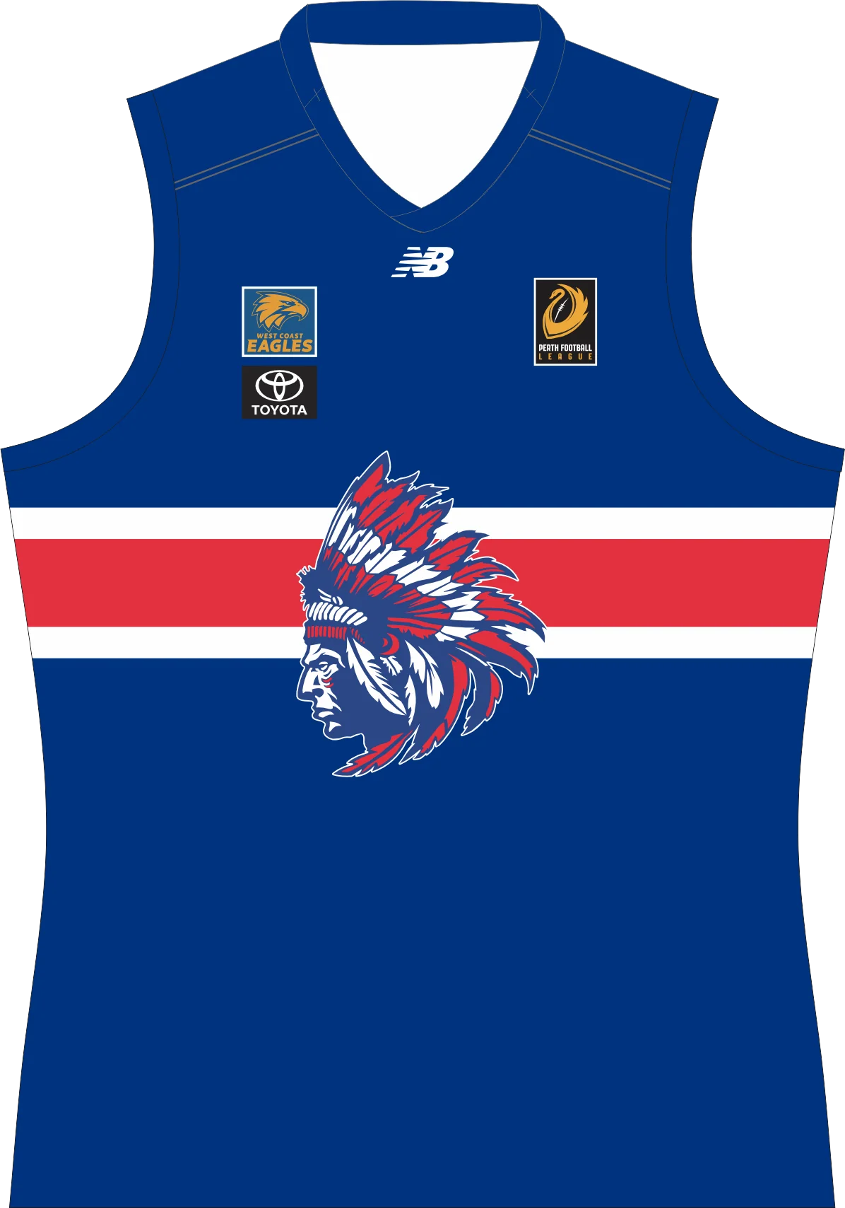 PFL23 Cockburn Lakes FC | NB Mens Reserves Home Guernsey