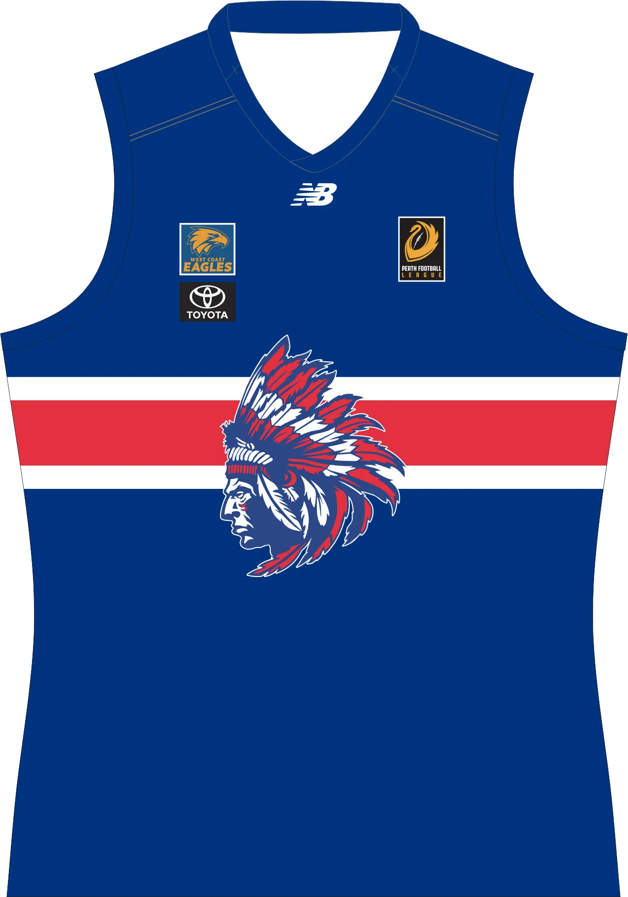 PFL23 Cockburn Lakes FC | NB Mens Senior Home Guernsey