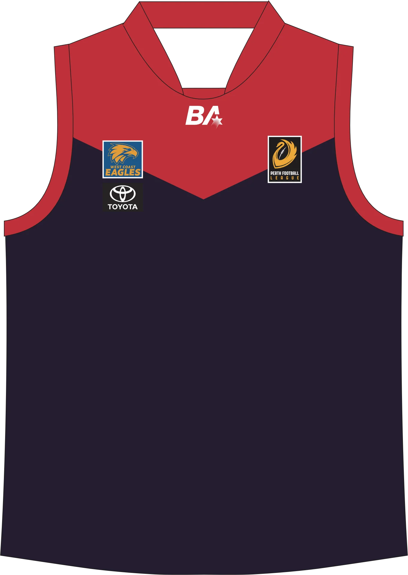 PFL23 Cottesloe FC | BA Womens Home Guernsey