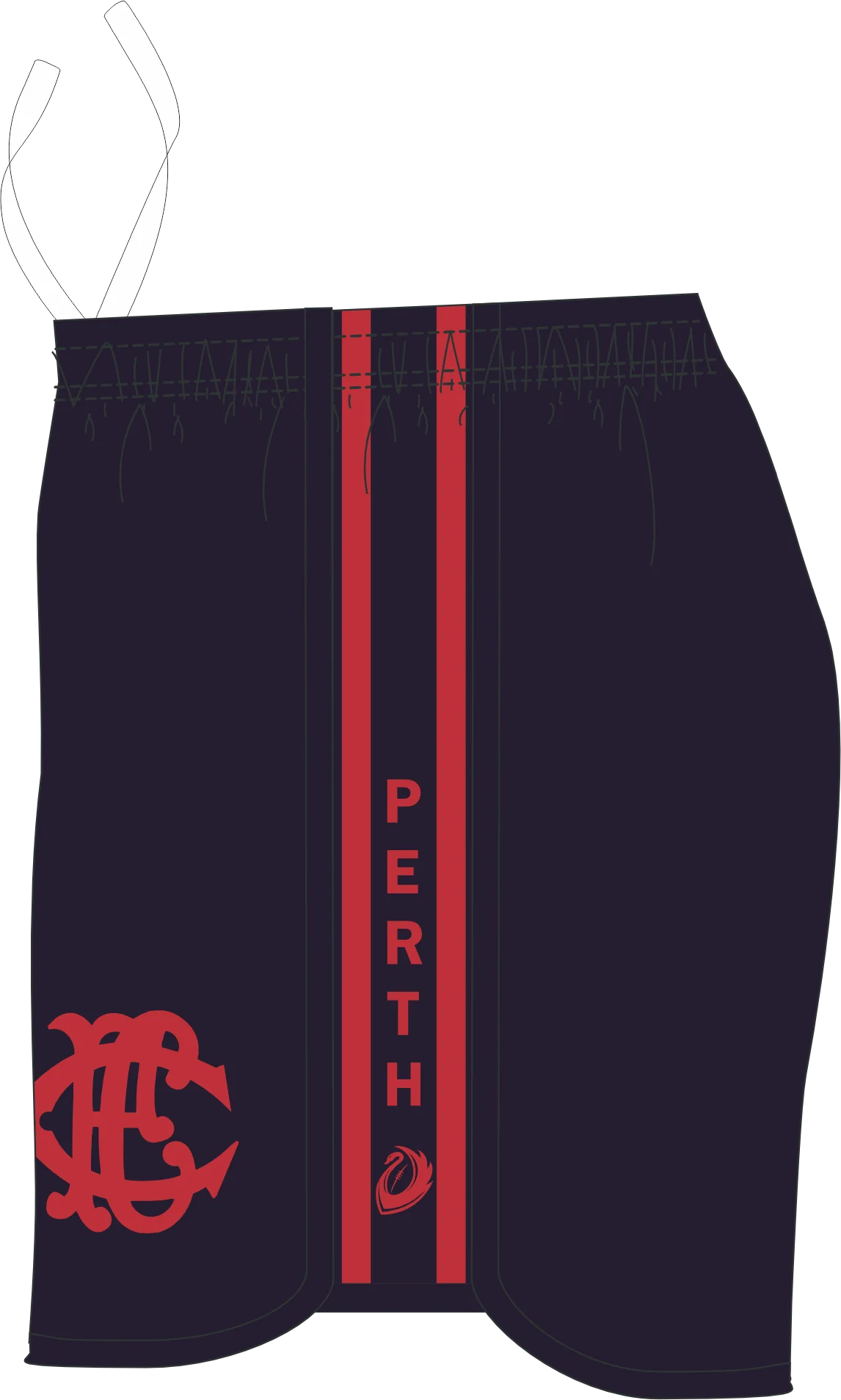 PFL23 Cottesloe FC | BA Womens Home Shorts - Image 2