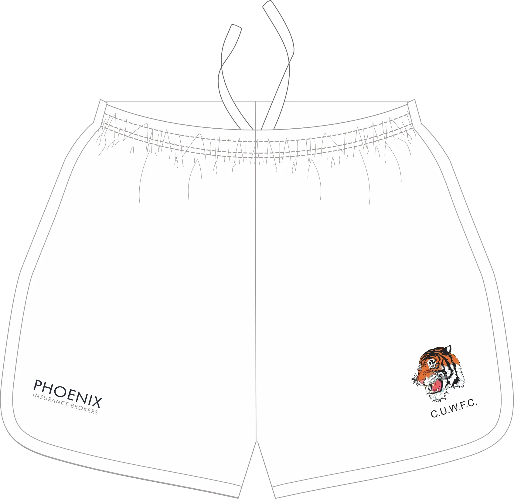 PFL23 Curtin Wesley FC | BA Womens Away Shorts OVERSEAS