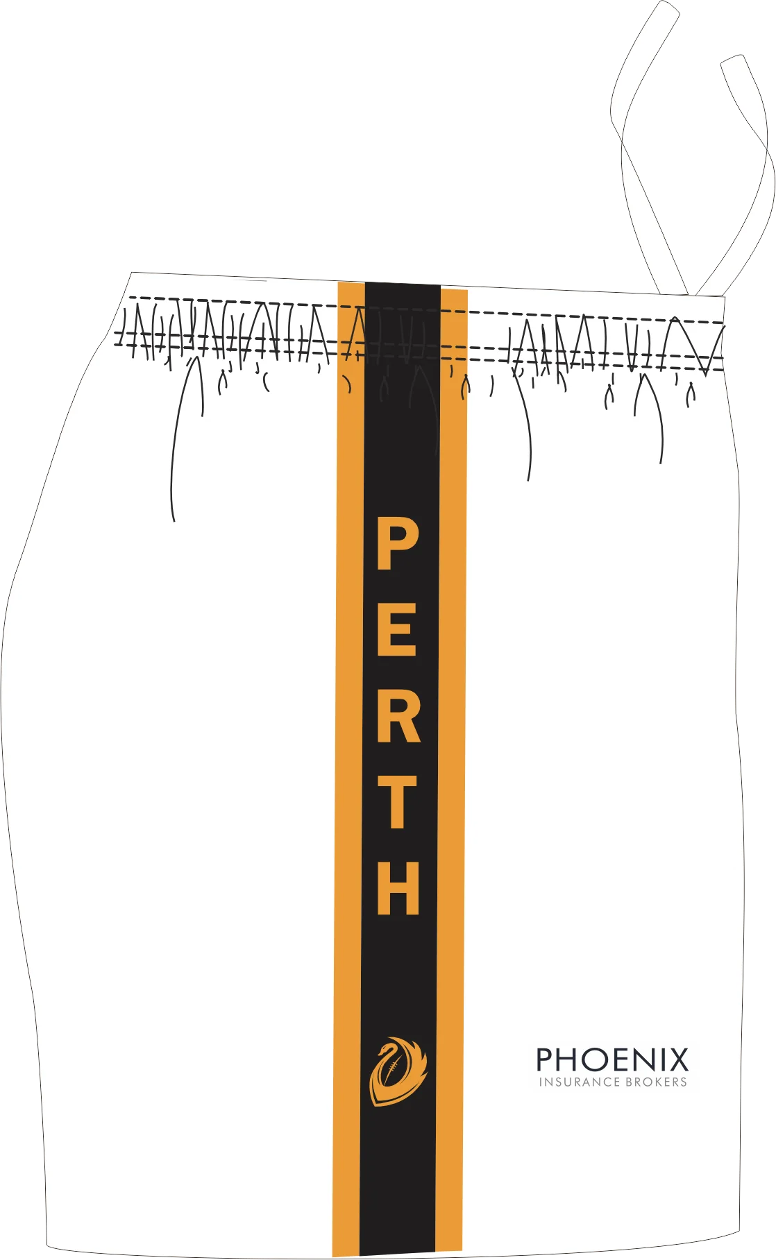 PFL23 Curtin Wesley FC | BA Mens Away Shorts LOCAL - Image 2