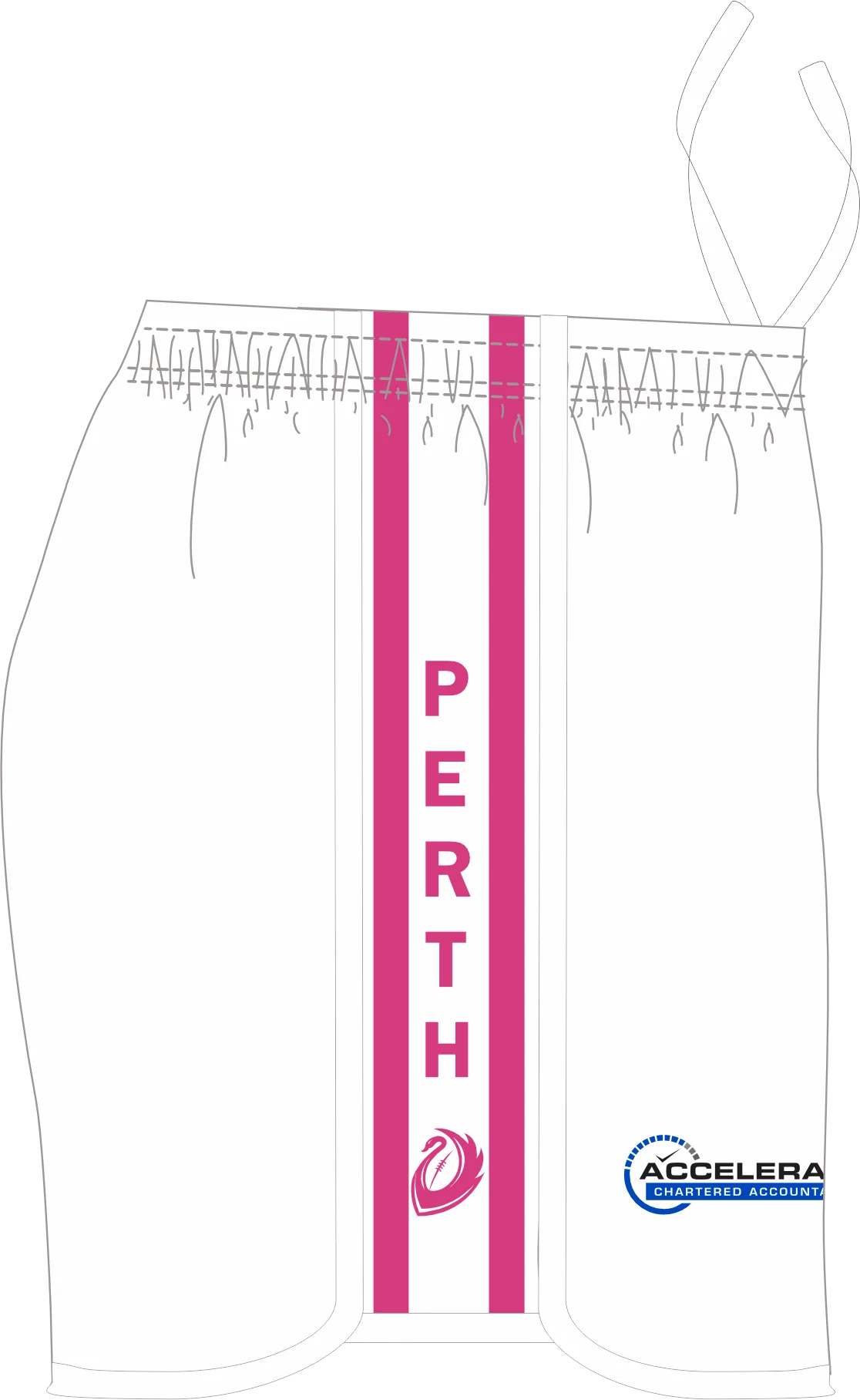 PFL23 Ellenbrook FC | BA Womens Away Shorts - Image 2