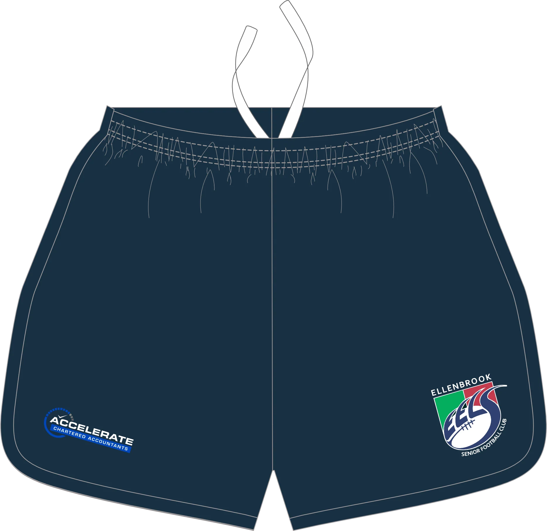 PFL23 Ellenbrook FC | BA Womens Home Shorts