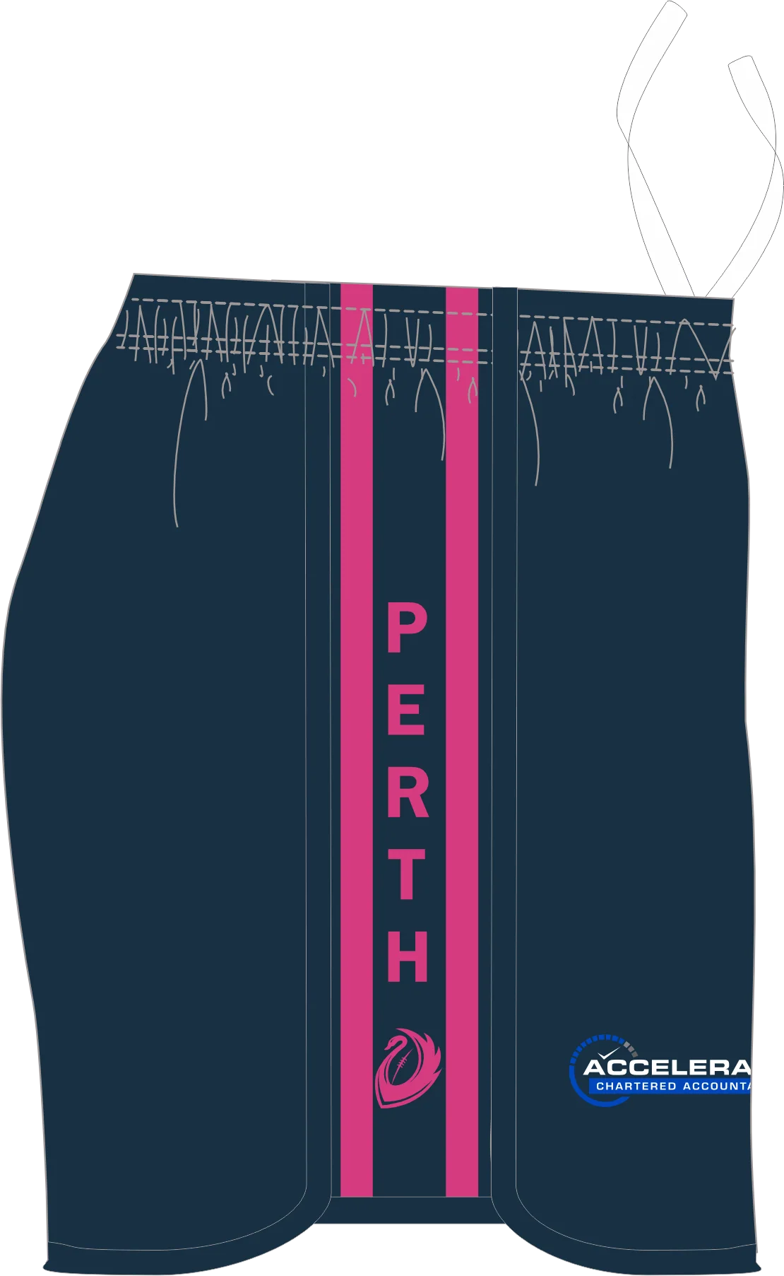 PFL23 Ellenbrook FC | BA Womens Home Shorts - Image 2