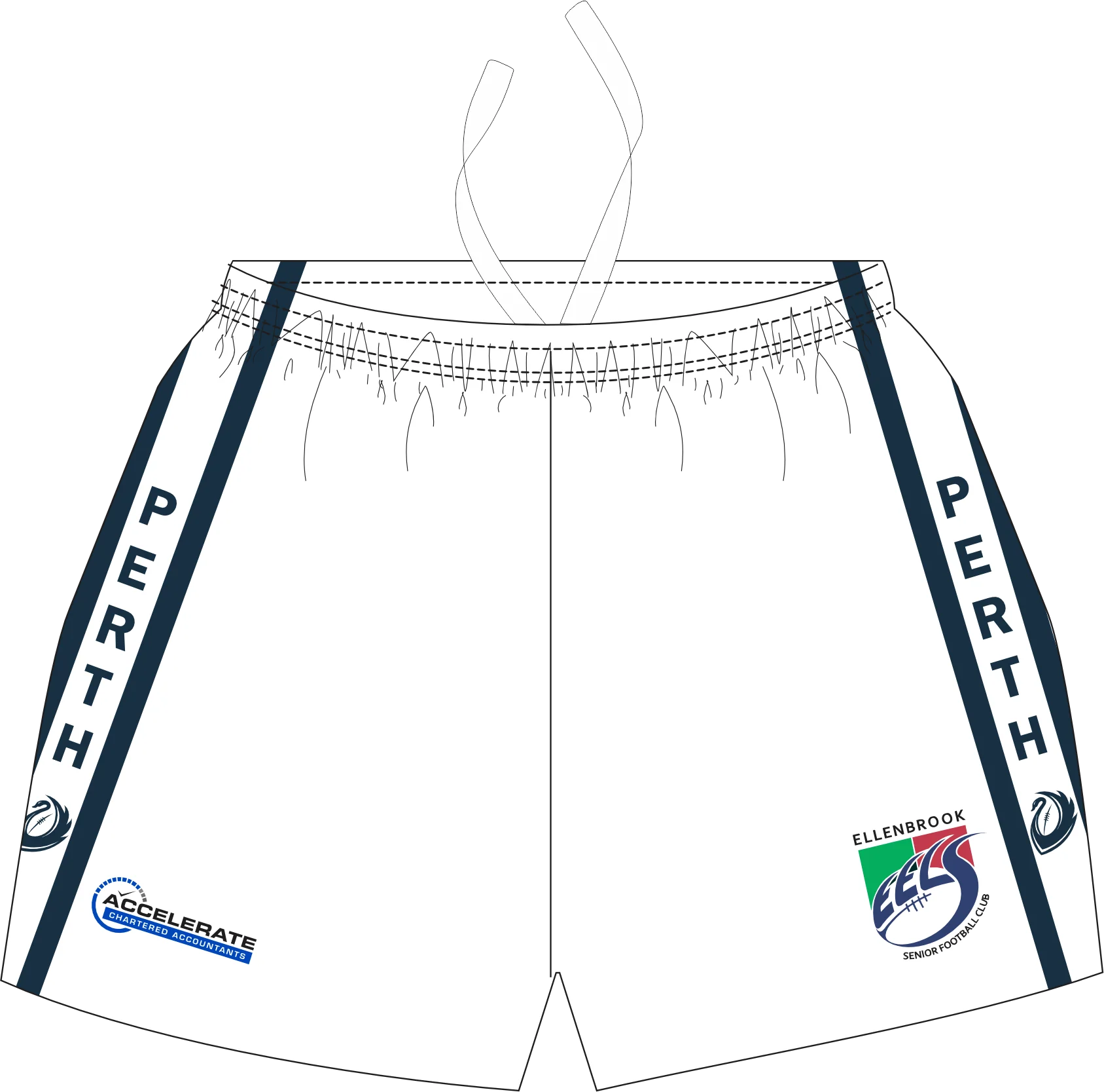 PFL23 Ellenbrook FC | BA Mens Away Shorts