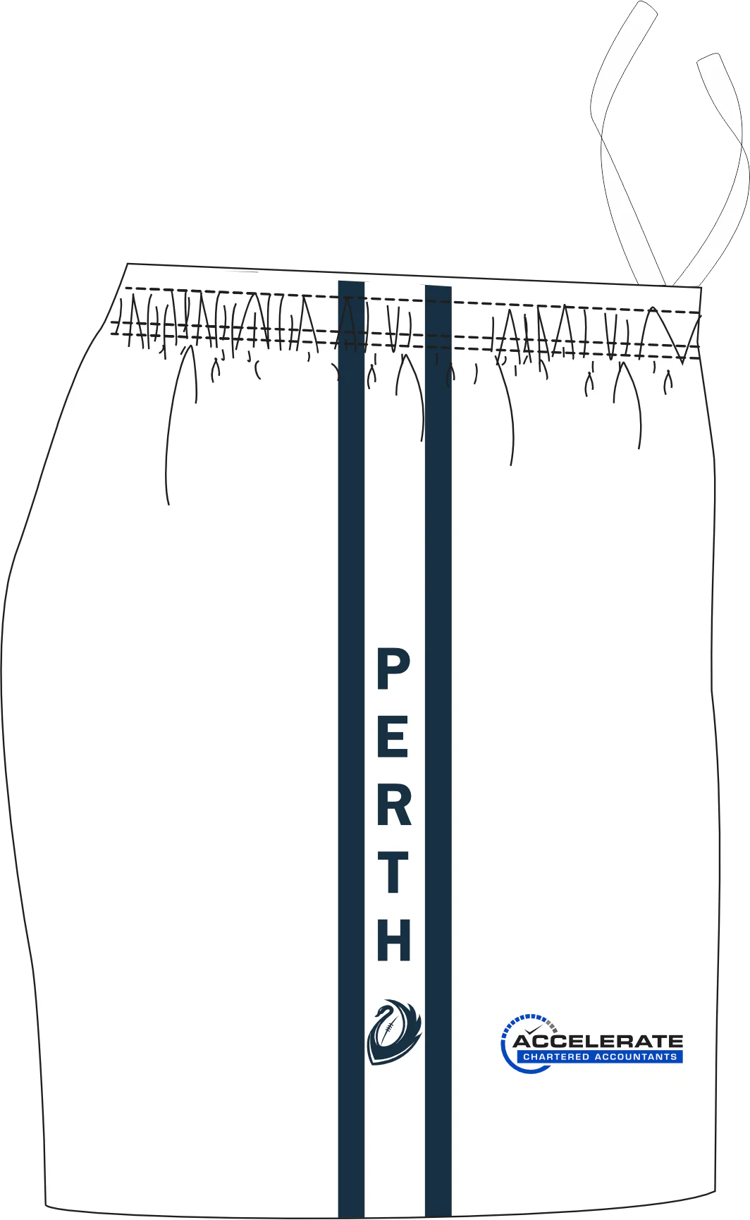 PFL23 Ellenbrook FC | BA Mens Away Shorts - Image 2