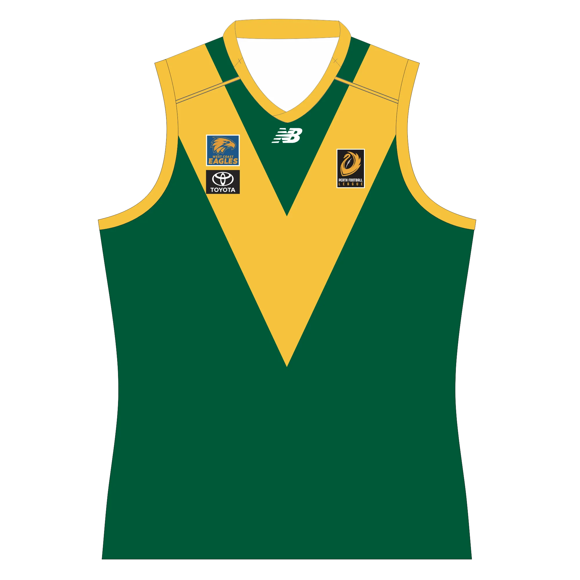 PFL23 Fremantle CBC | NB Mens A Grade League Home Guernsey