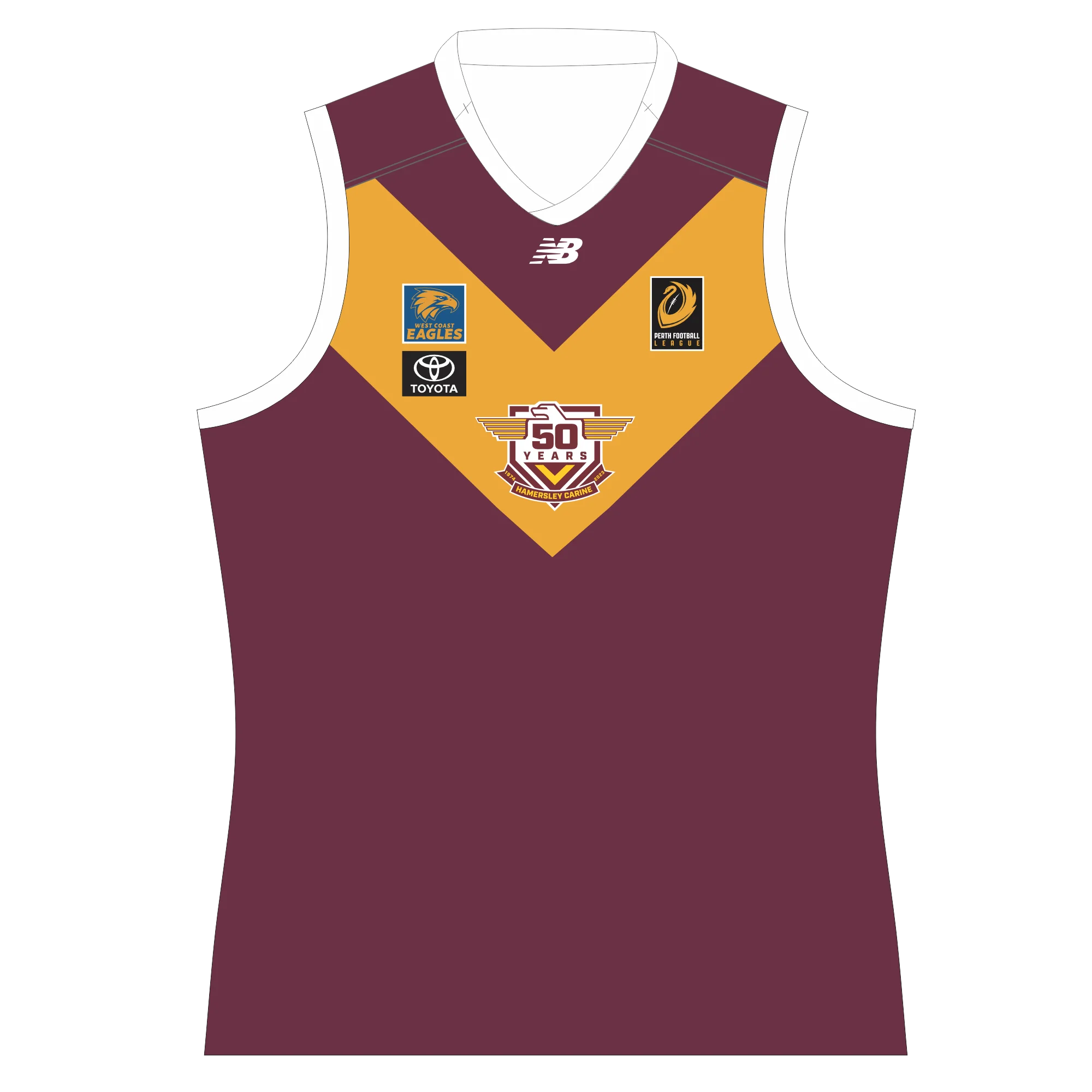 PFL23 Hamersley FC | NB Mens 50th Anniversary Guernsey
