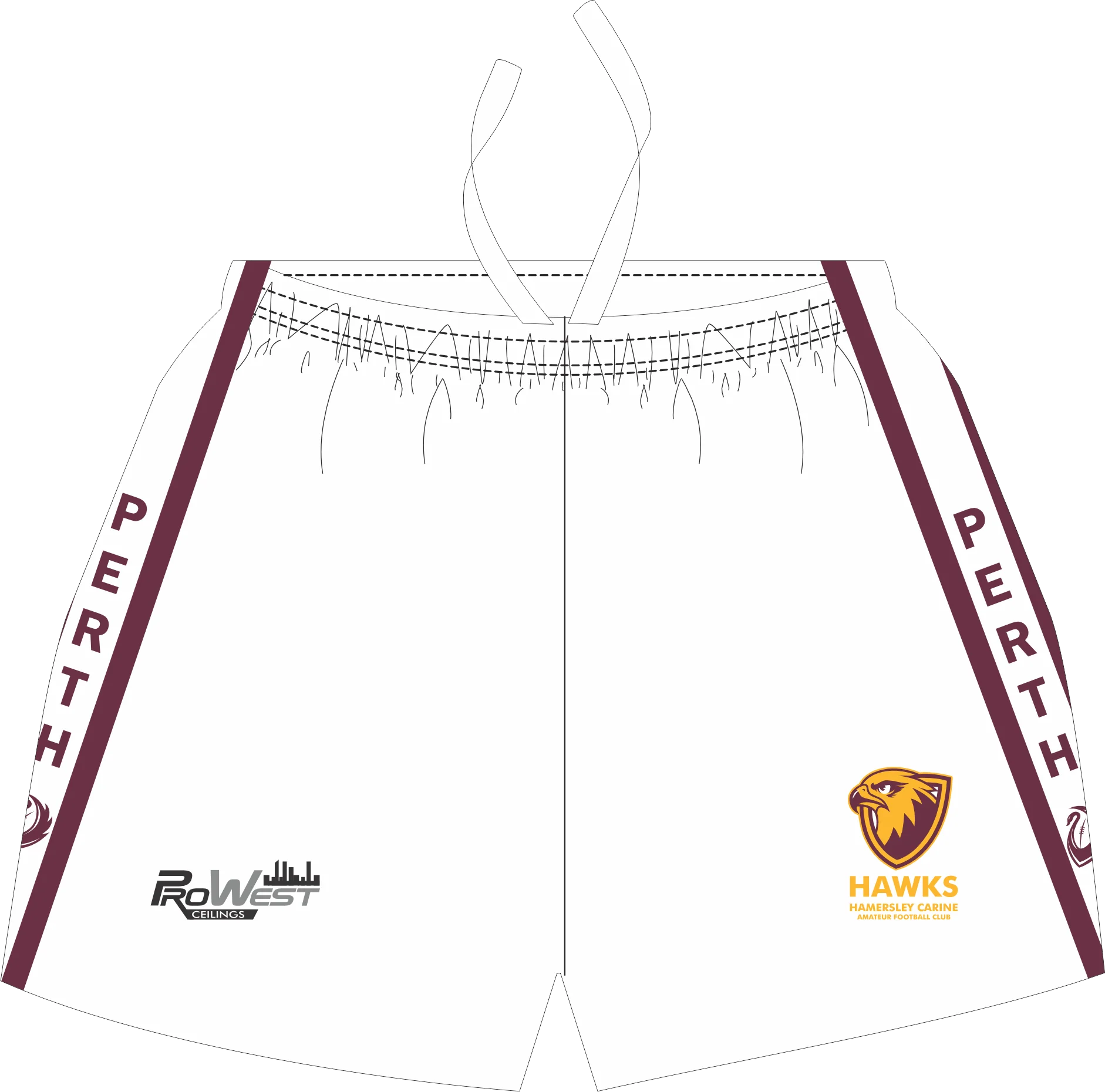 PFL23 Hamersley FC | NB Mens Away Shorts K34 fabric