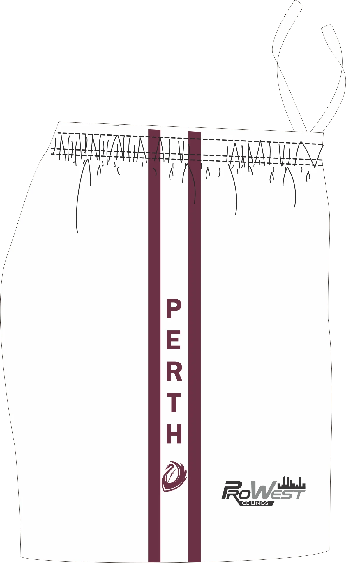 PFL23 Hamersley FC | NB Mens Away Shorts K34 fabric - Image 2
