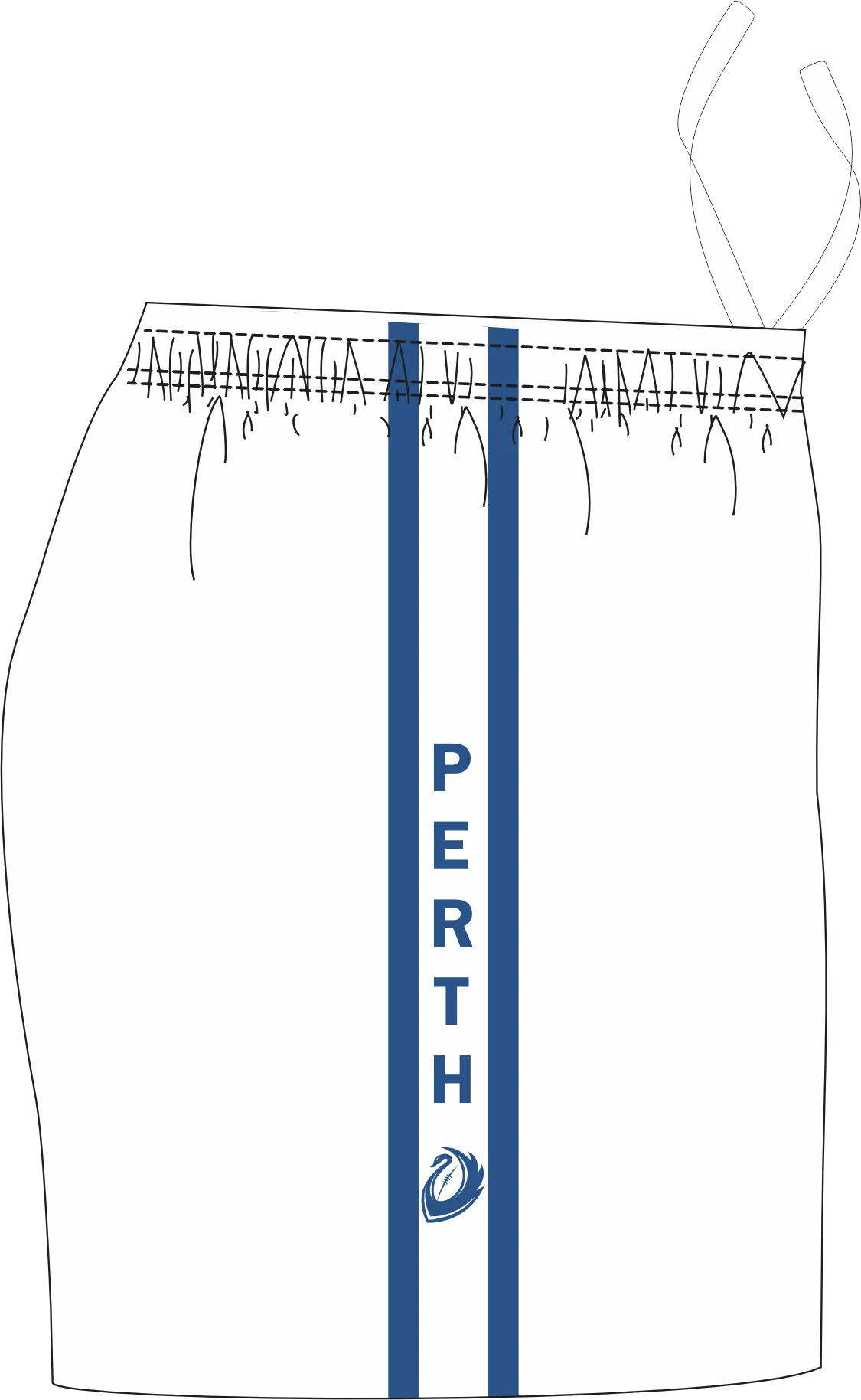 PFL23 High Wycombe FC | BA Mens Away Shorts Overseas - Image 2