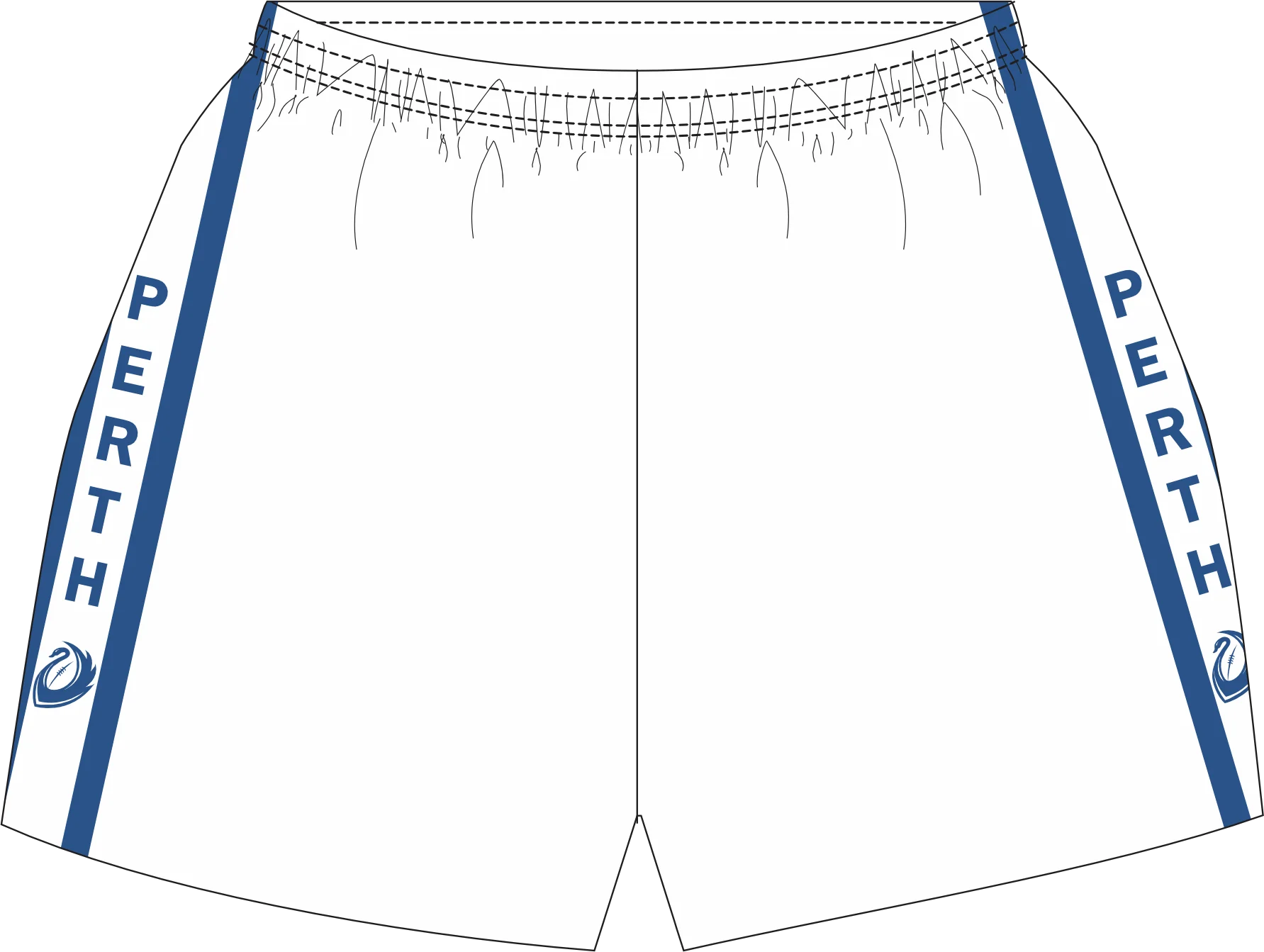 PFL23 High Wycombe FC | BA Mens Away Shorts Overseas - Image 3