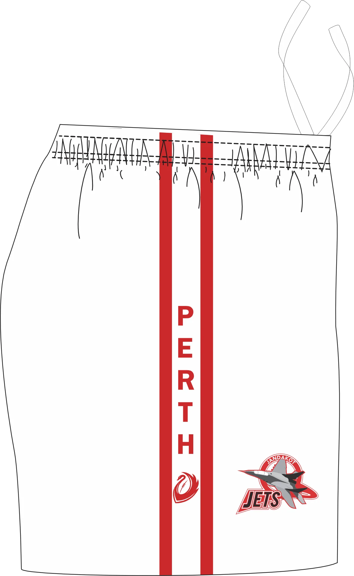 PFL23 Jandakot JETS FC | BA Mens Away Shorts - Image 2
