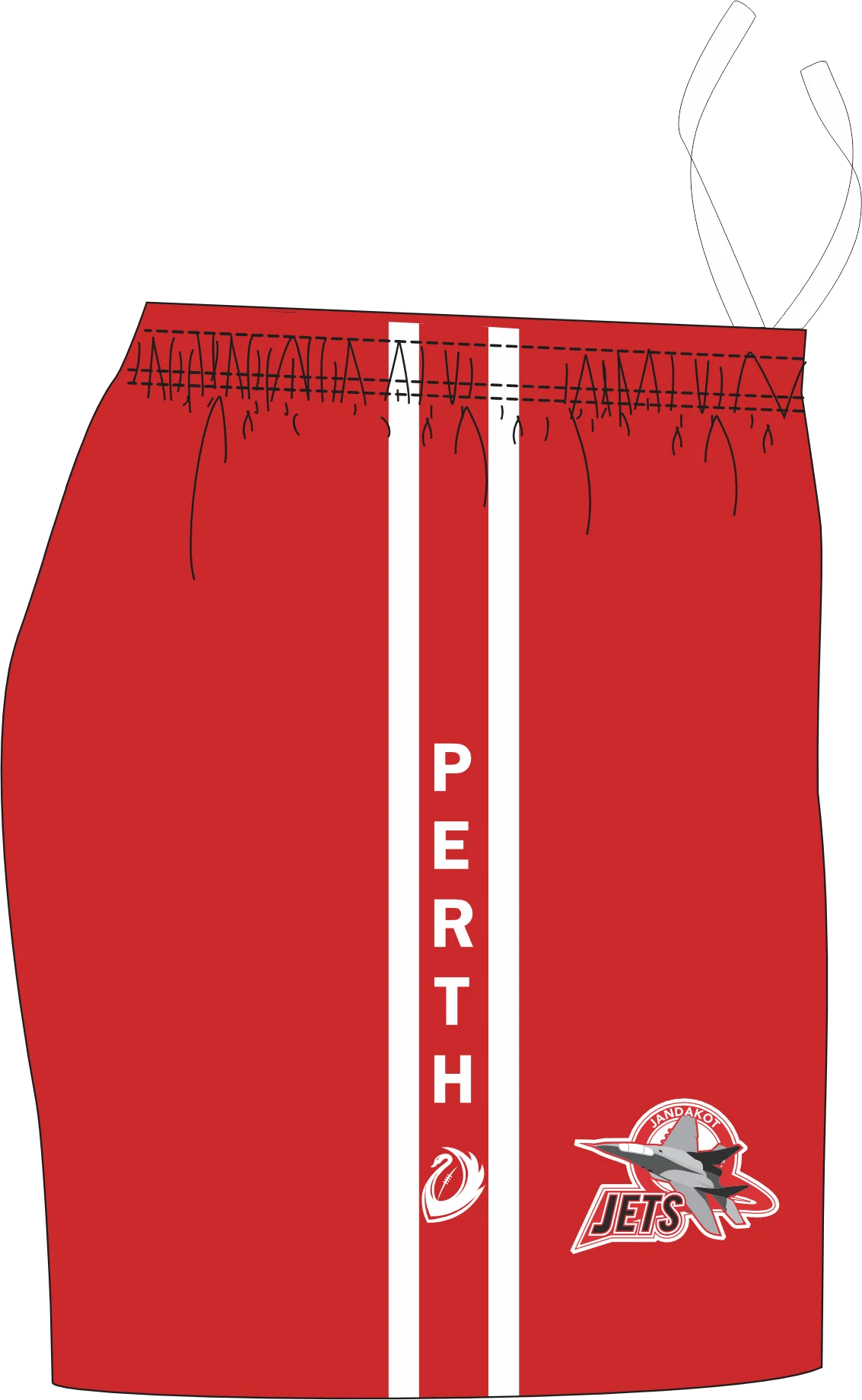 PFL23 Jandakot JETS FC | BA Mens Home Shorts - Image 2