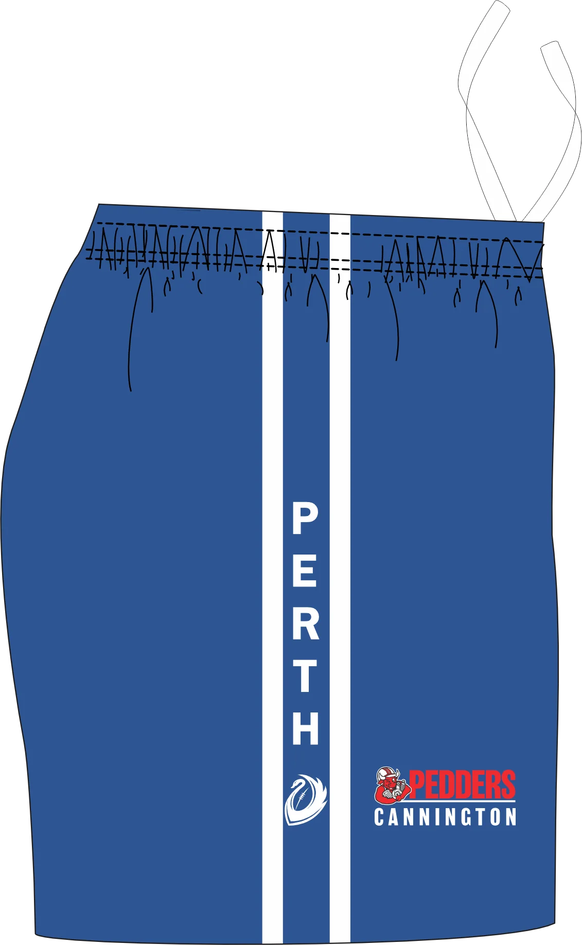 PFL23 Kelmscott FC | BA Mens Home Shorts Overseas - Image 2