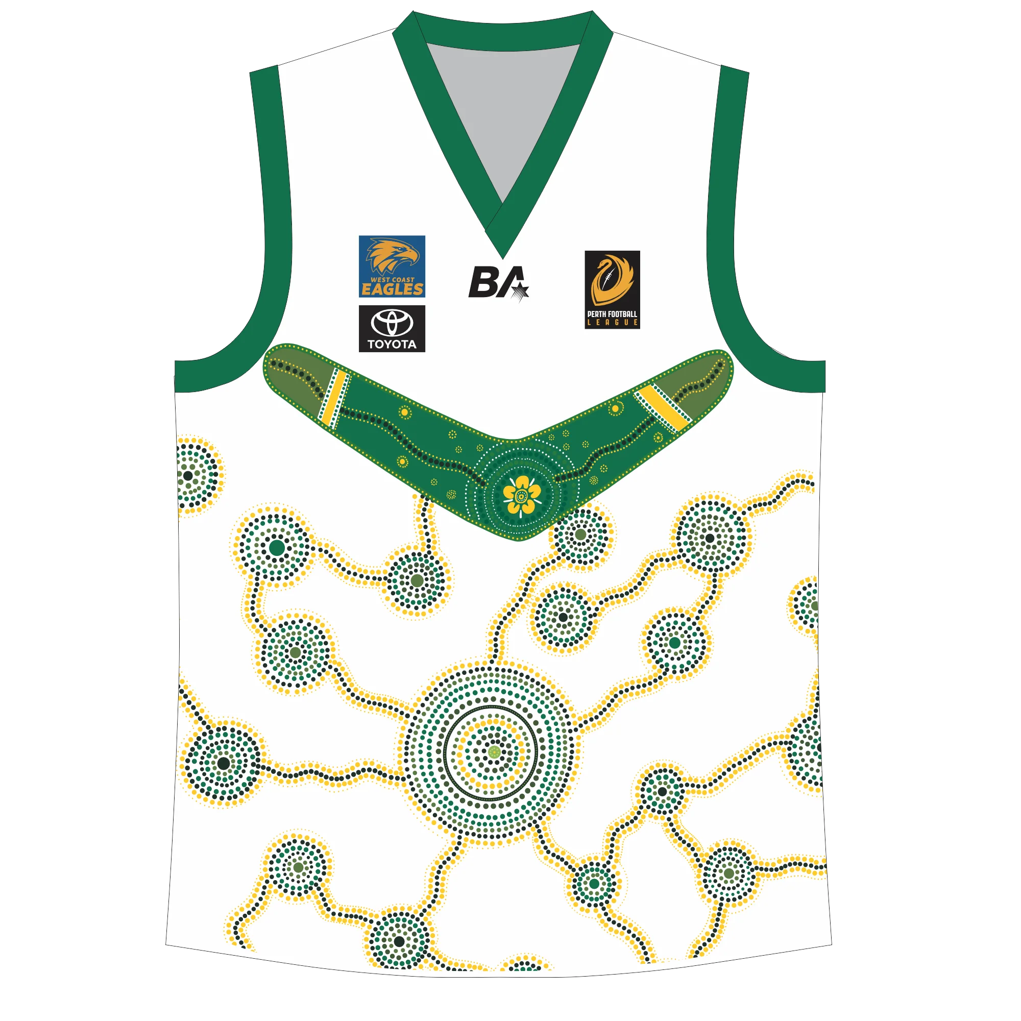PFL23 Melville FC | BA Womens C5 Indigenous Guernsey