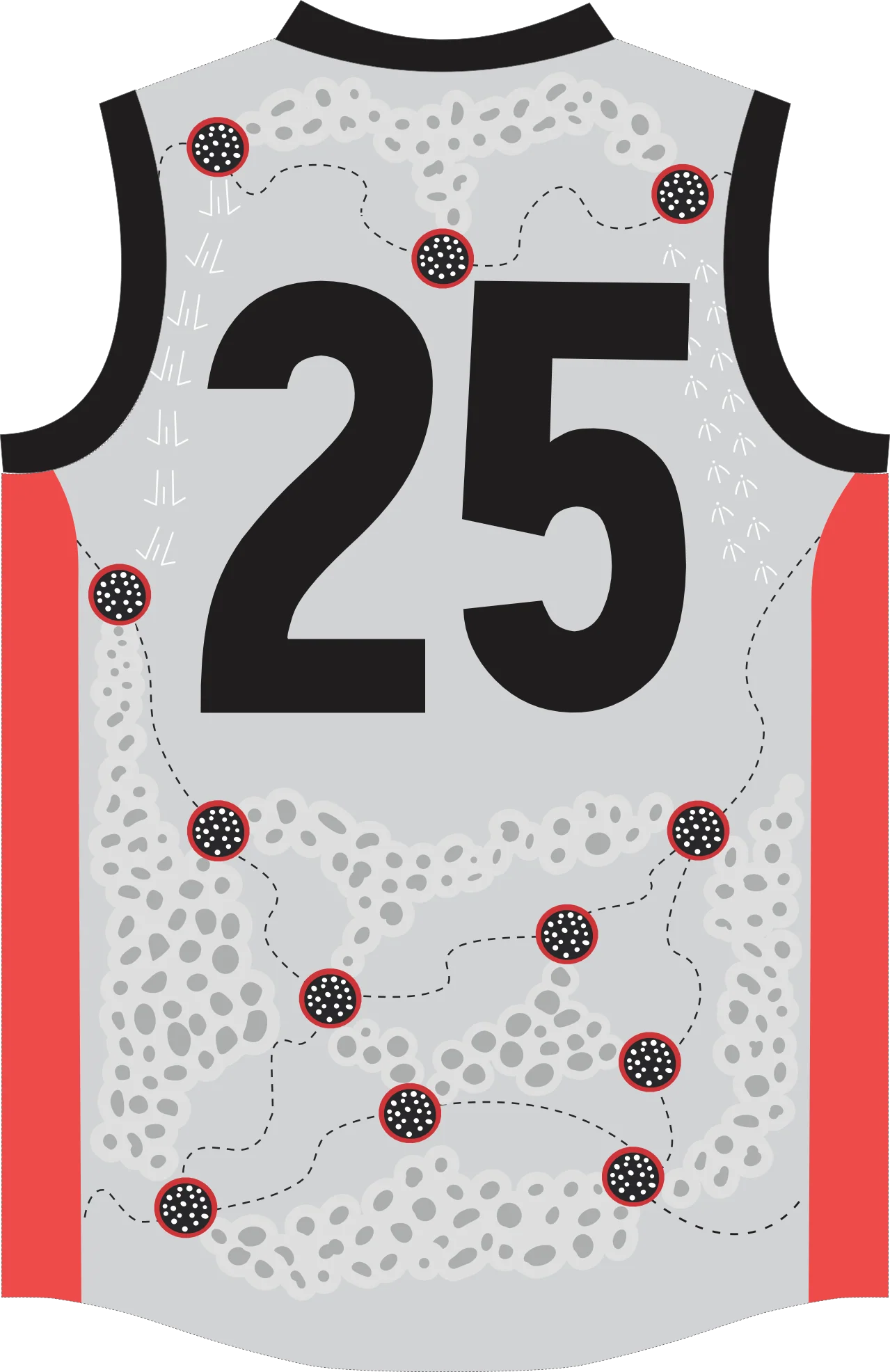 PFL23 Mosman Park FC | BA Womens Indigenous Guernsey - Image 2
