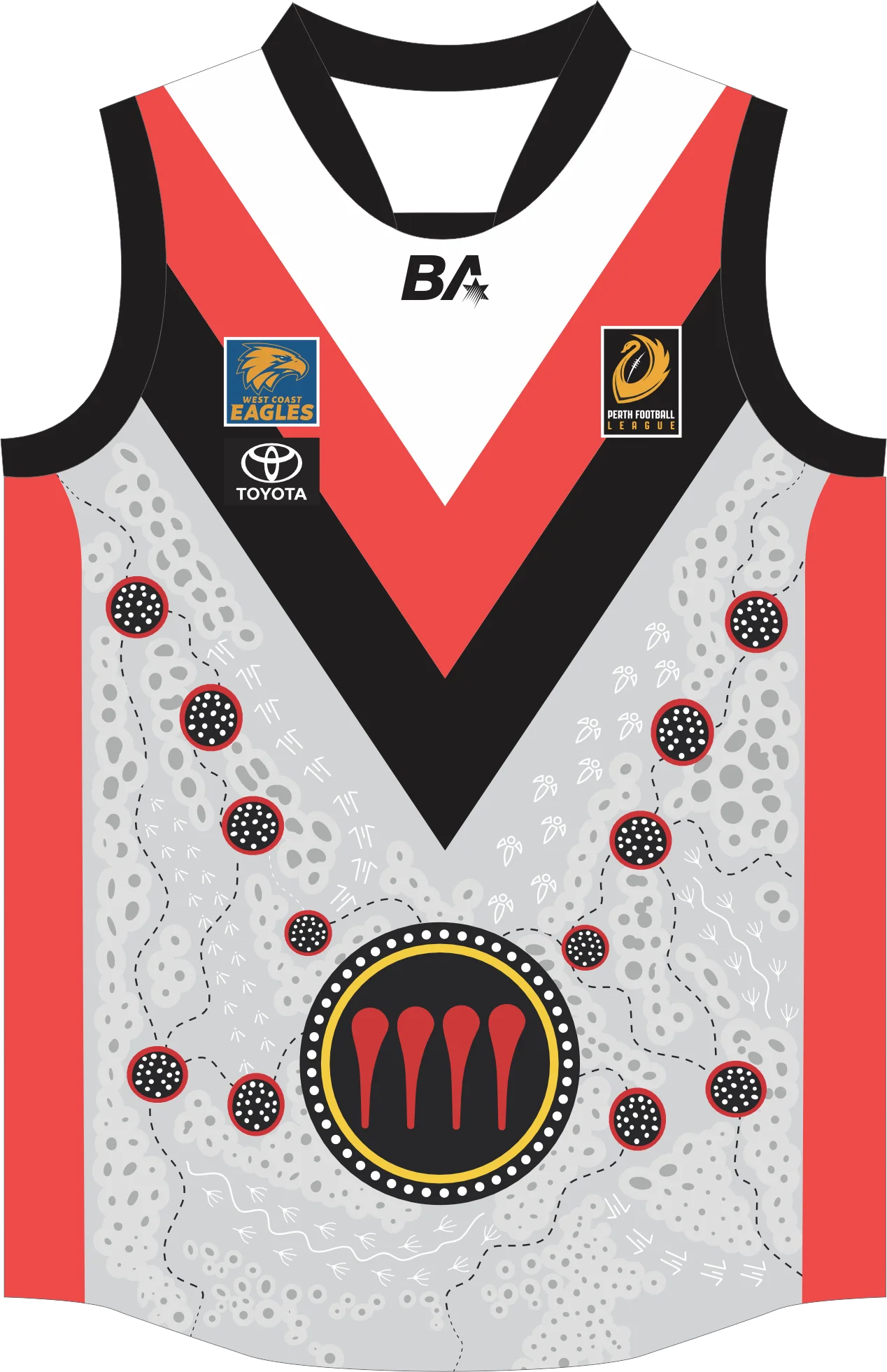 PFL23 Mosman Park FC | BA Mens Indigenous Guernsey