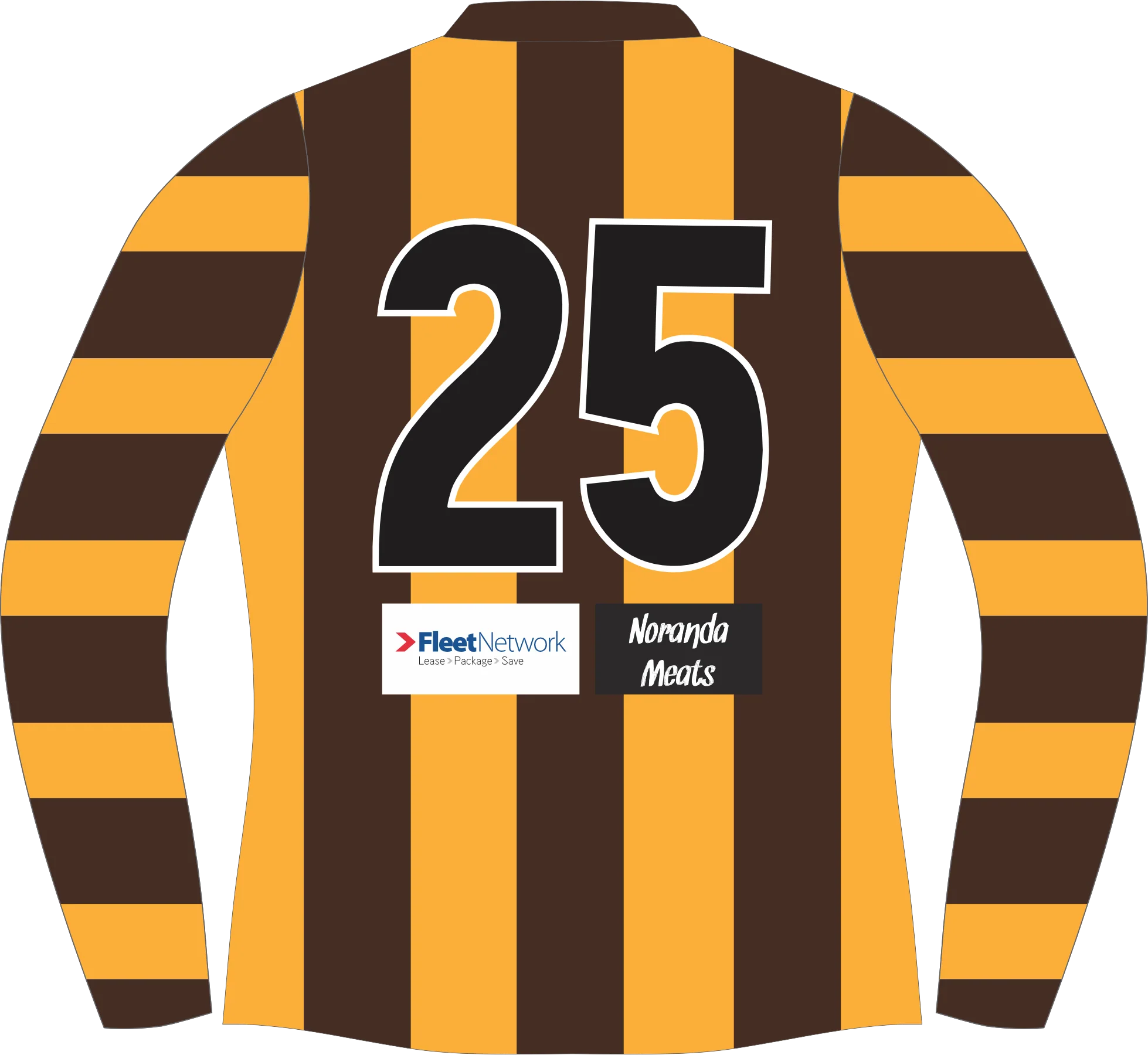 PFL23 Noranda FC | NB Mens Long Sleeve Home Guernsey - Image 2