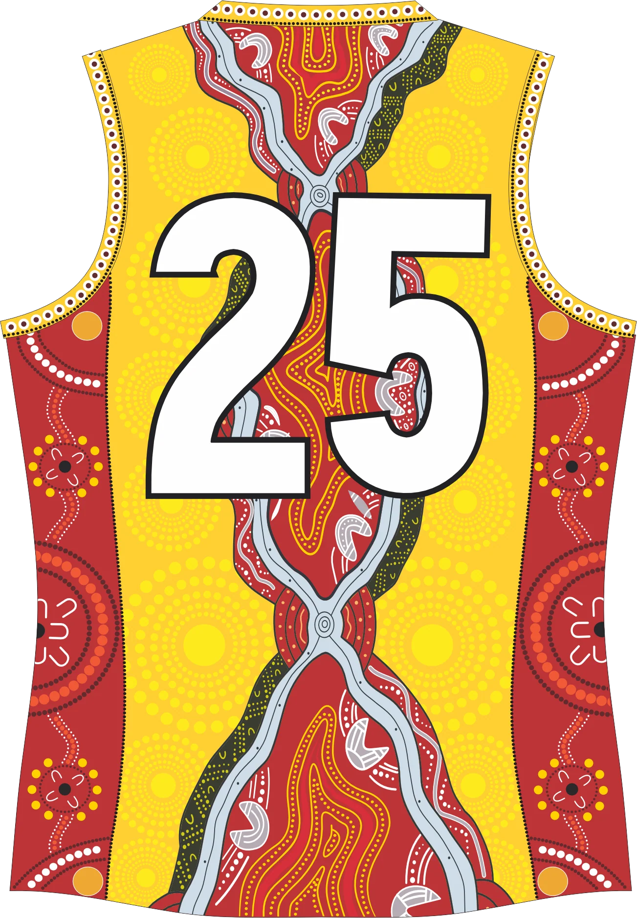PFL23 North Beach FC | NB Womens Indigenous Guernsey - Image 2