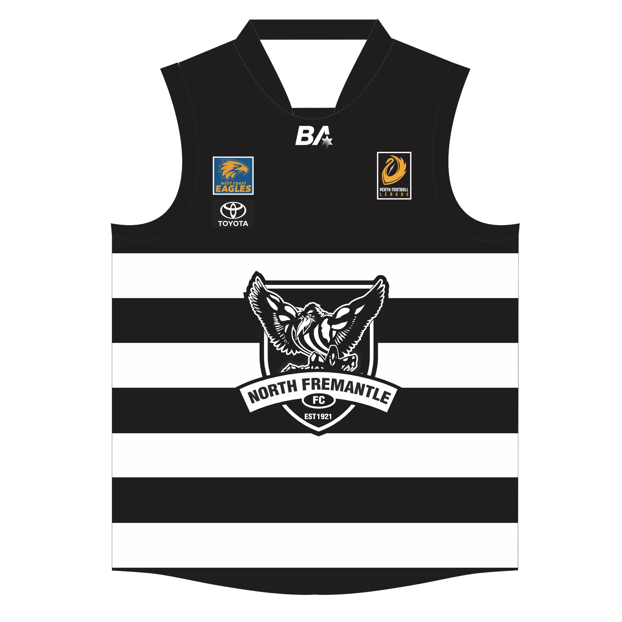 PFL23 North Fremantle FC | BA Mens Home 1's Guernsey Overseas