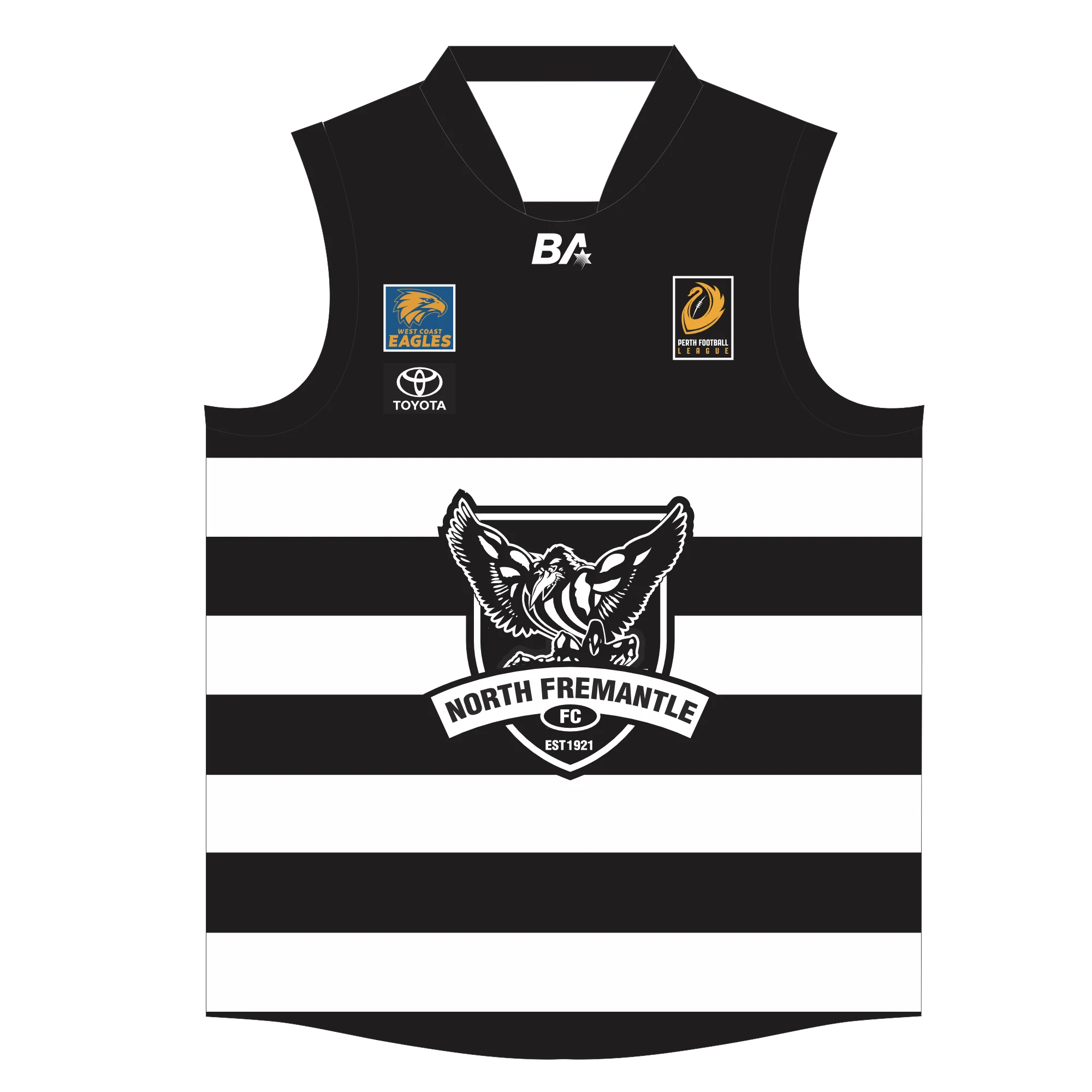 PFL23 North Fremantle FC | BA Mens Home 3's Guernsey Overseas
