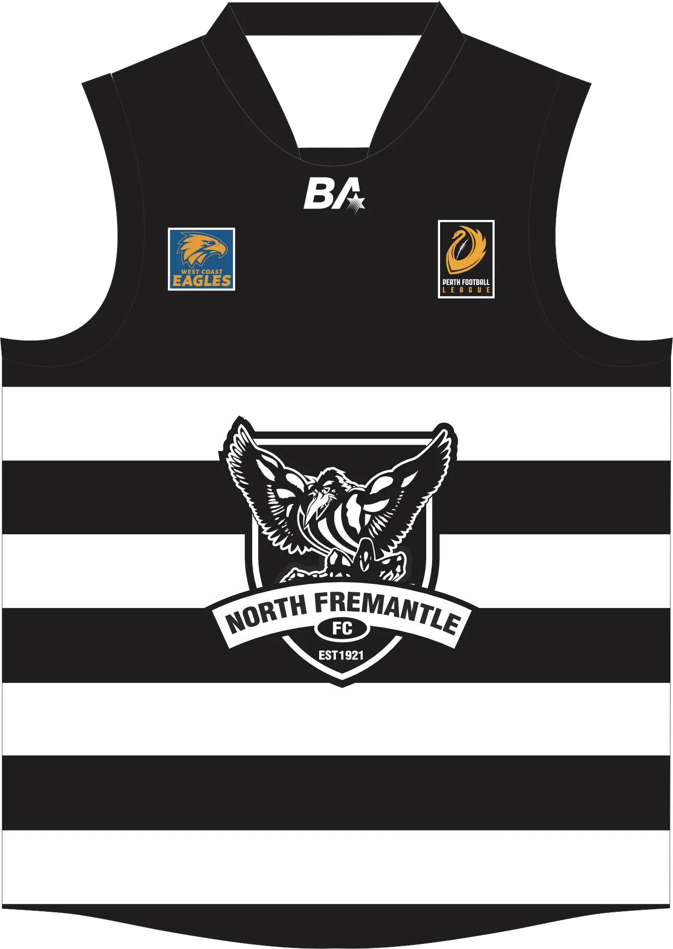 PFL23 North Fremantle FC | BA Mens Home 4's Guernsey Overseas
